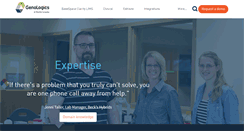 Desktop Screenshot of genologics.com